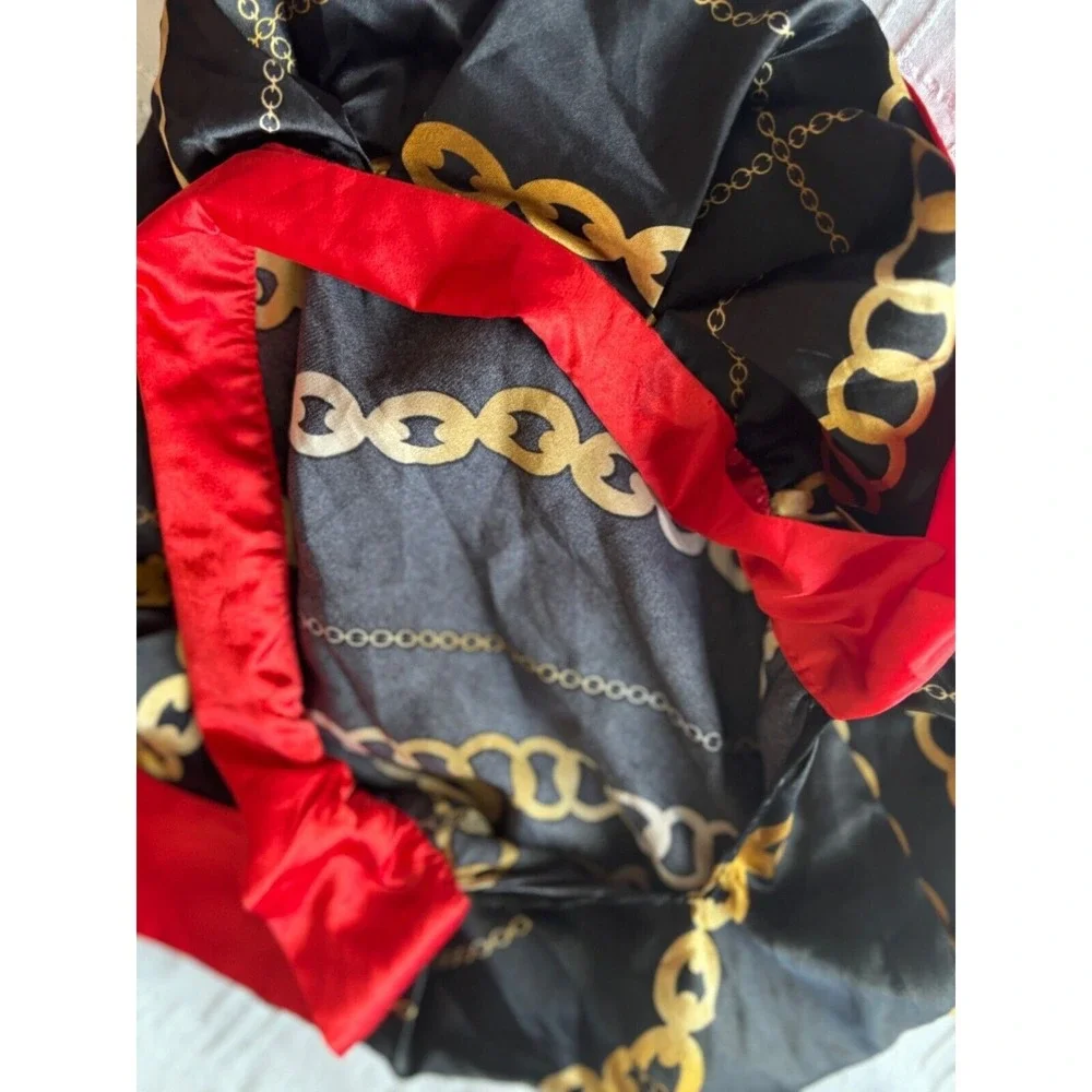 Set‎ Of 5 Hair Bonnets & Bands With Various Prints
